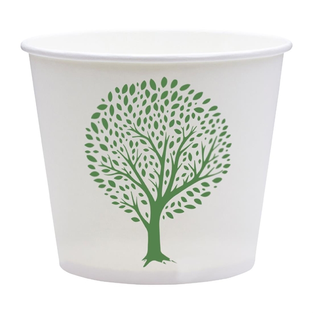 Vegware Soup Container Green Tree 115-Series - 455ml 16oz (Pack 500)