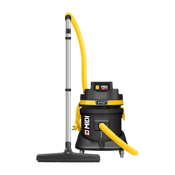 V-TUF Midi H-Class Industrial Dust Extraction Vacuum Cleaner 240V 21Ltr (Direct)