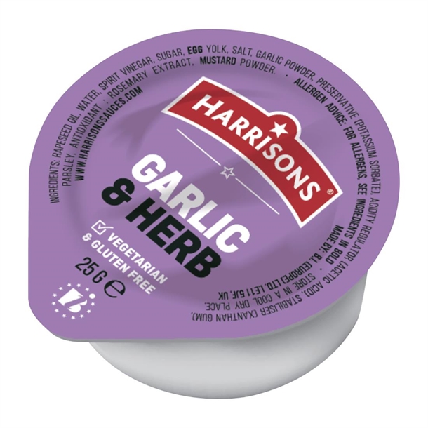 Harrisons Garlic & Herb Dip Pots - 100x25g