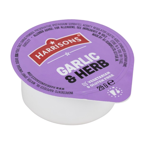 Harrisons Garlic & Herb Dip Pots - 100x25g