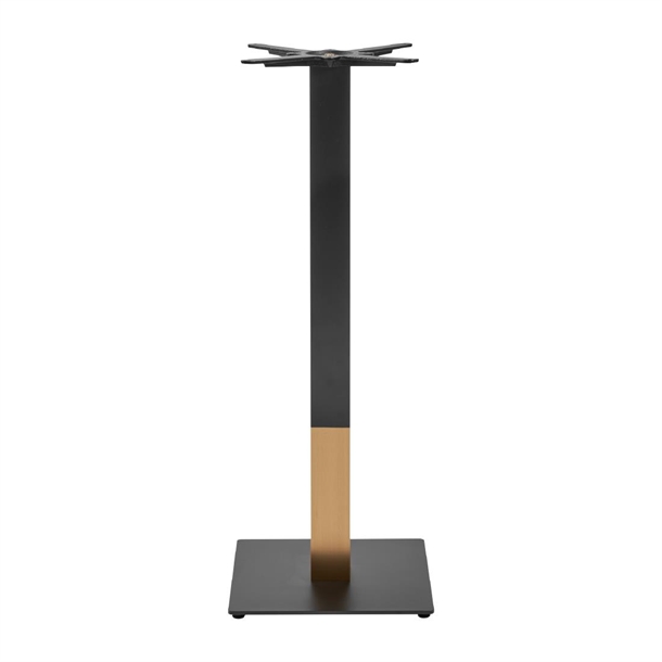 Boston Base Black & Gold Small Square Poseur (B2B)