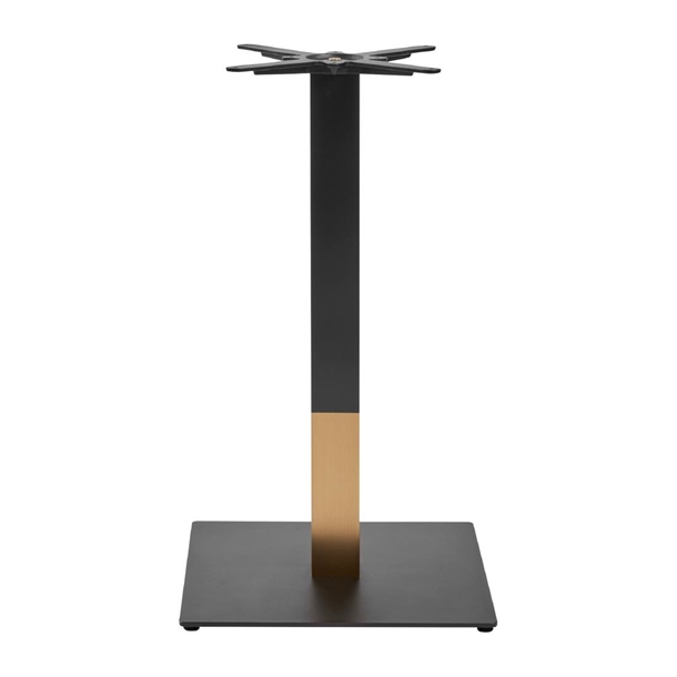 Boston Base Black & Gold Large Square Mid Height (B2B)
