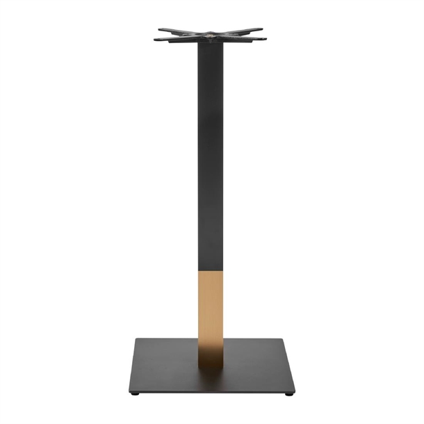 Boston Base Black & Gold Large Square Poseur (B2B)
