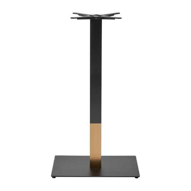 Boston Base Black & Gold Small Rectangle Poseur (B2B)