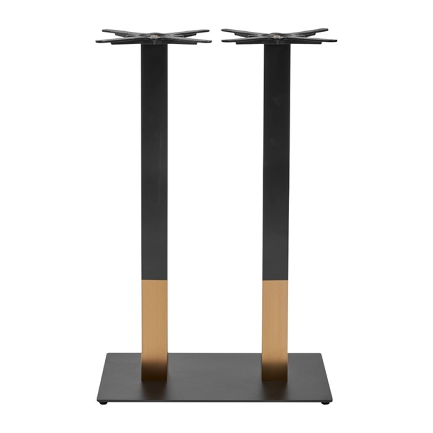 Boston Base Black & Gold Large Rectangle Poseur (B2B)