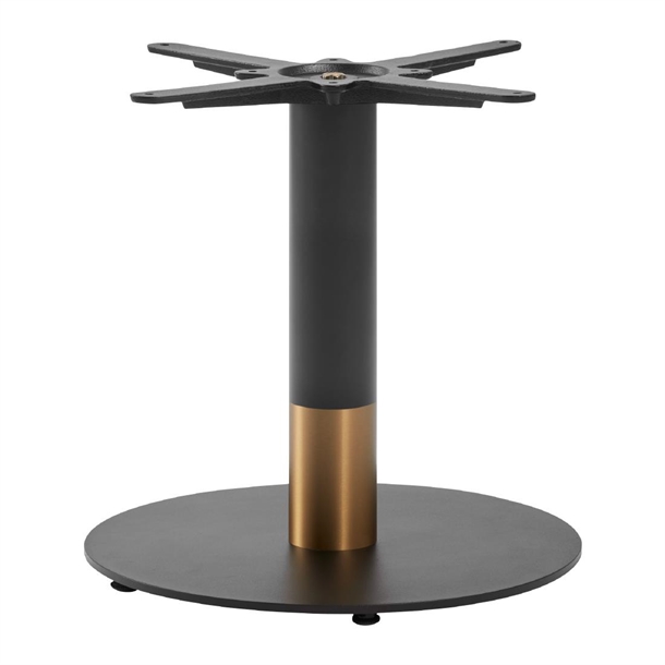 Boston Base Black & Gold Small Round Coffee (B2B)