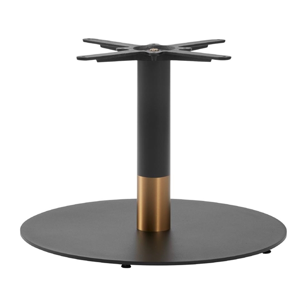 Boston Base Black & Gold Large Round Coffee (B2B)