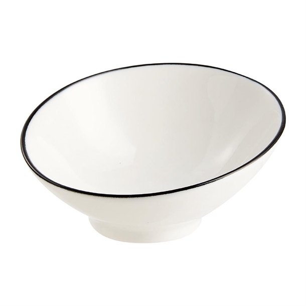 Arc Appetizer Black Line Ludico Dish - 95mm (Pack 24) (B2B)