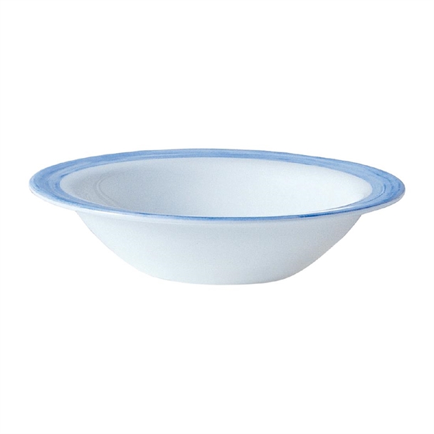Arc Brush Blue Rim Bowl - 120mm (Pack 36) (B2B)