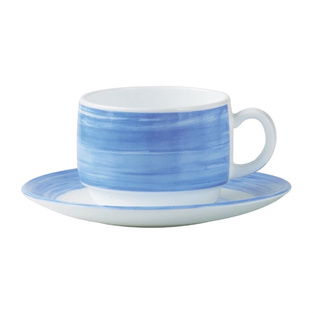 Arc Brush Blue Stacking Cup - 190ml (Pack 48) (B2B)