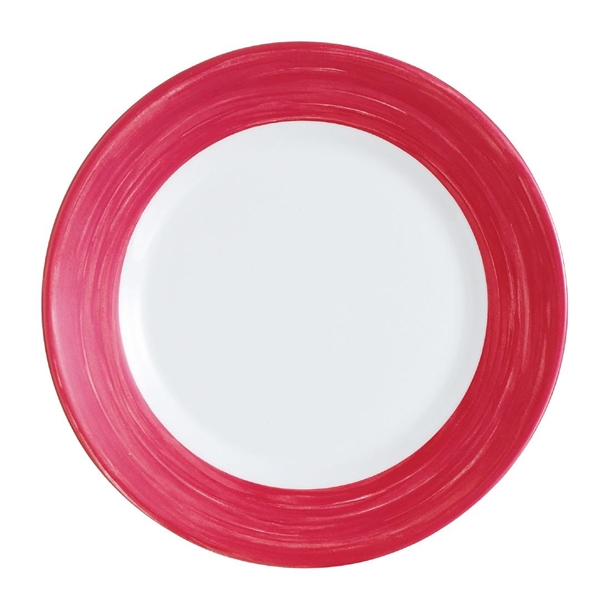 Arc Brush Cherry Plate - 252mm (Pack 12) (B2B)