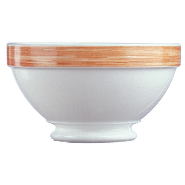 Arc Brush Orange Bowl - 120mm (Pack 36) (B2B)