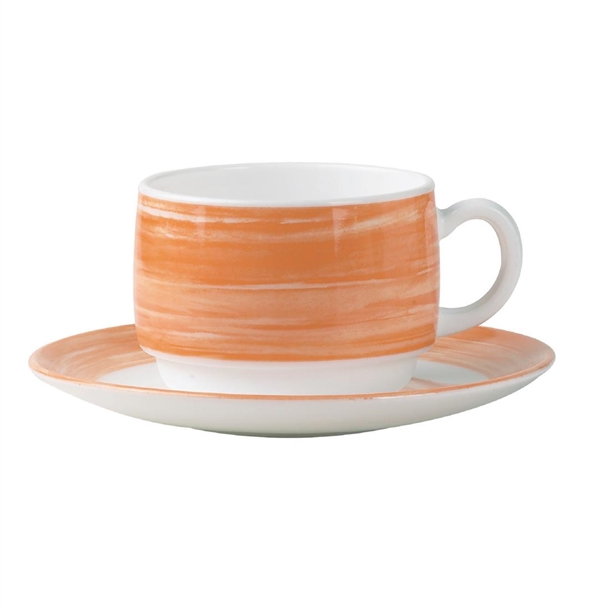 Arc Brush Orange Cup - 190ml (Pack 48) (B2B)