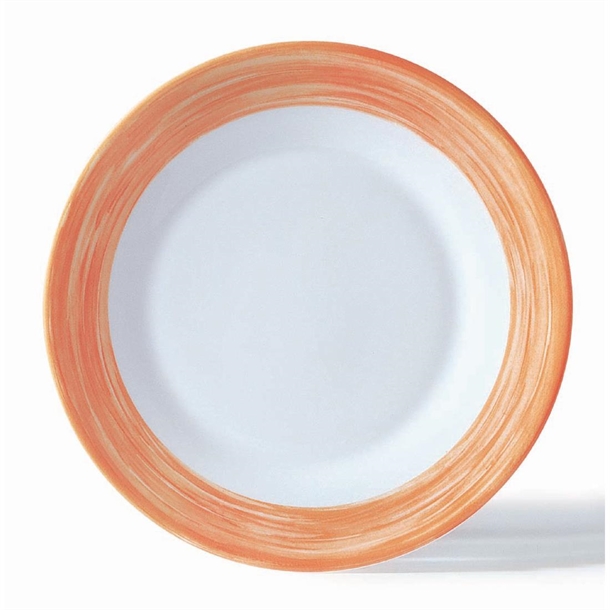 Arc Brush Orange Plate Side Plate - 155mm (Pack 24) (B2B)