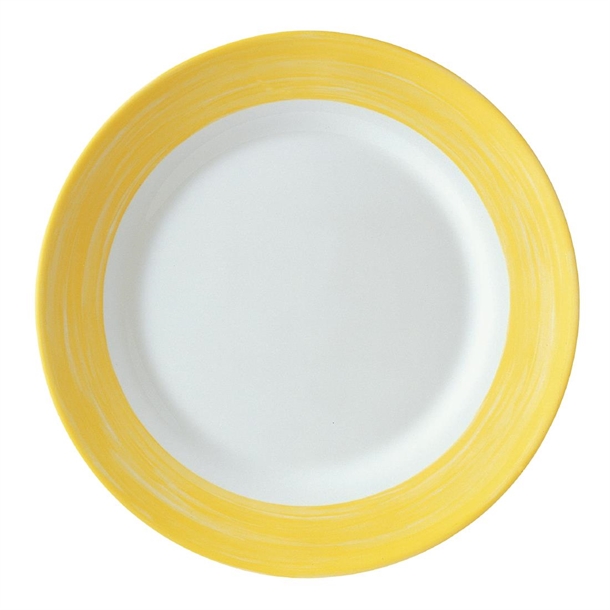 Arc Brush Yellow Plate - 235mm (Pack 24) (B2B)