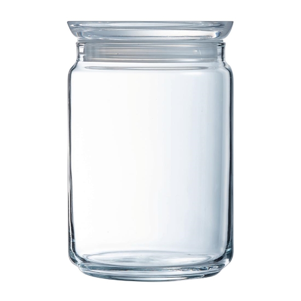 Arc Pure Jar & Glass Lid - 1Ltr (Pack 6) (B2B)