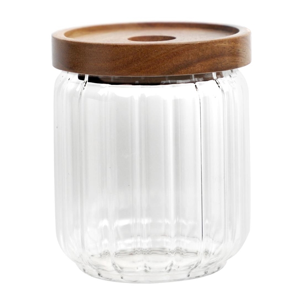 ARTBAR Condiment Jar & Wood Lid - 570ml (Pack 24) (B2B)