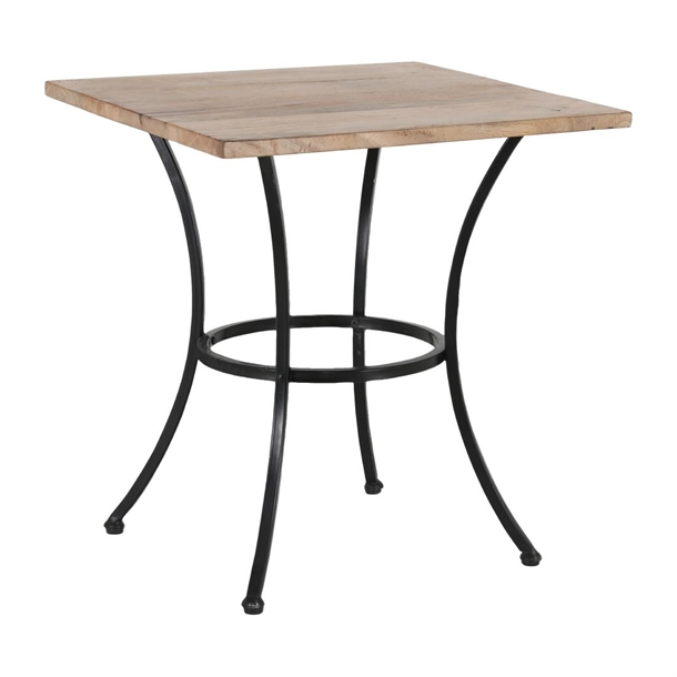 Bolero Alma Square Top Complete Table - 700 mm FSC 100%