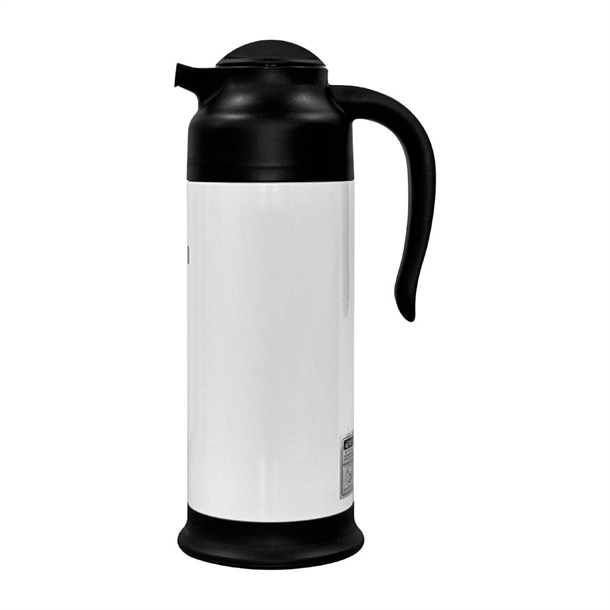 Shatterproof Vacuum Jug White - 1Ltr (B2B)