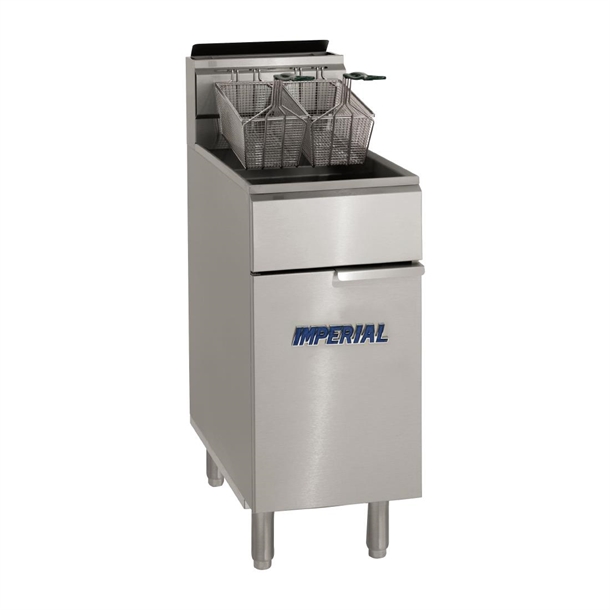 Imperial IFS-40 Freestanding LPG Single Tank Tube Fryer - 22 Ltr (Direct)