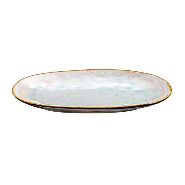 Medard De Noblat Shadow Aqua XL Platter Plate - 360x220mm (Pack 2) (B2B)