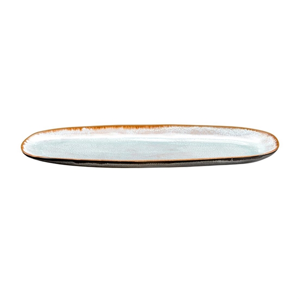 Medard De Noblat Shadow Aqua Large Platter Plate - 355x140mm (Pack 2) (B2B)
