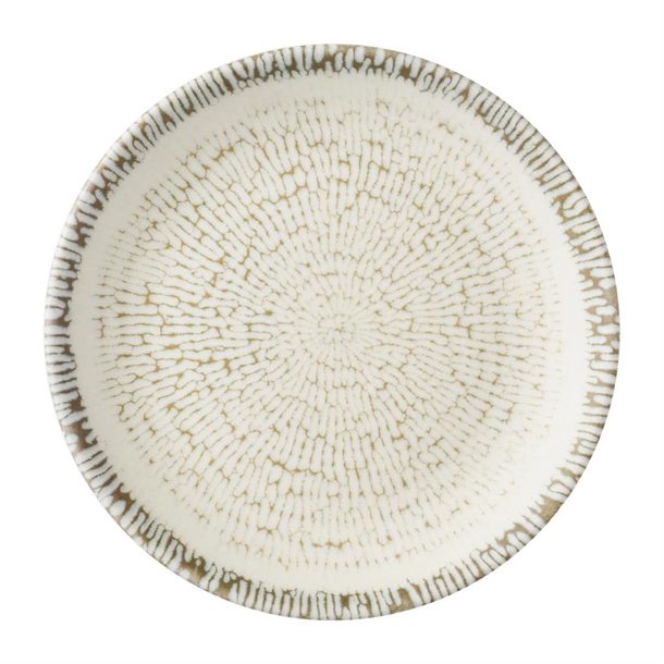 Churchill Taupe Coupe Plate - 165mm (Pack 12) (B2B)