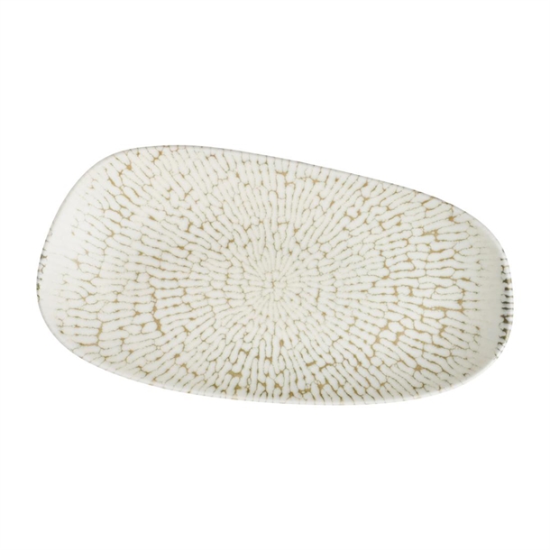 Churchill Taupe Opal Platter - 350x185mm (Pack 6) (B2B)