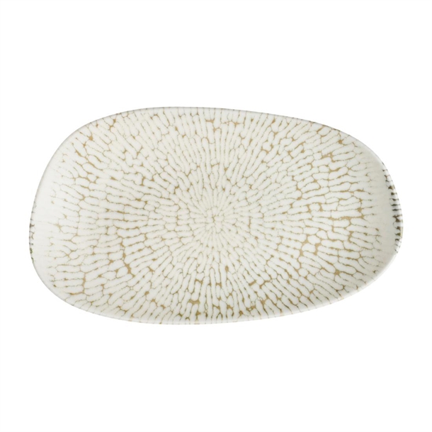 Churchill Taupe Opal Platter - 220x130mm (Pack 12) (B2B)