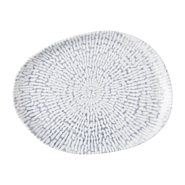 Churchill Indigo Natural Platter - 260x200mm (Pack 6) (B2B)