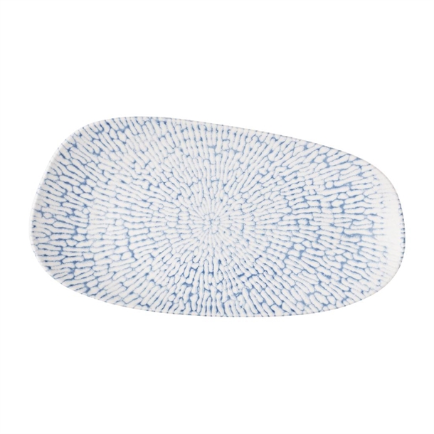 Churchill Indigo Opal Platter - 350x185mm (Pack 6) (B2B)