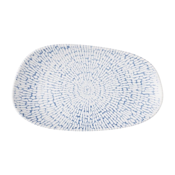 Churchill Indigo Opal Platter - 260x150mm (Pack 12) (B2B)
