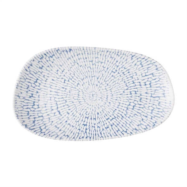 Churchill Indigo Opal Platter - 220z130mm (Pack 12) (B2B)
