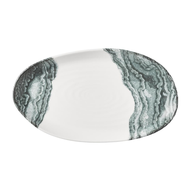 Churchill Black Natural Organic Platter - 260x150mm (Pack 6) (B2B)