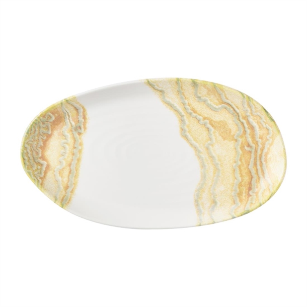 Churchill Gold Natural Organic Platter - 260x150mm (Pack 6) (B2B)
