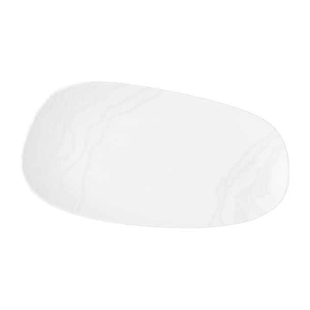 Churchill White Opal Platter - 350x185mm (Pack 6) (B2B)