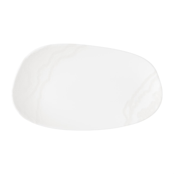 Churchill White Opal Platter - 260x150mm (Pack 12) (B2B)