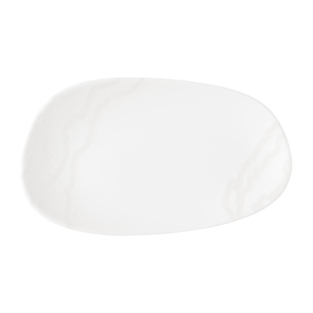 Churchill White Opal Platter - 220x130mm (Pack 12) (B2B)