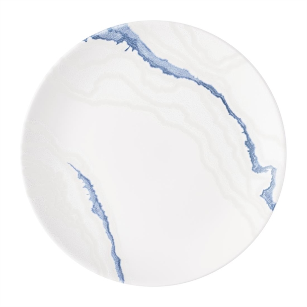 Churchill Blue Coupe Plate - 217mm (Pack 12) (B2B)