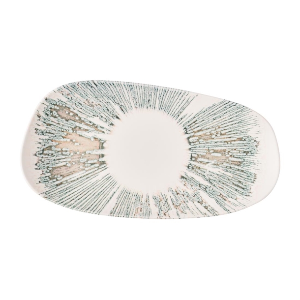 Churchill Pink Opal Platter - 350x185mm (Pack 6) (B2B)