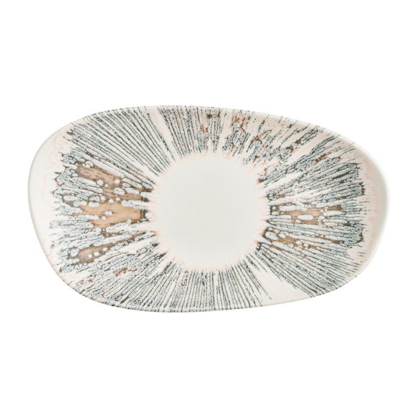 Churchill Pink Opal Platter - 260x150mm (Pack 12) (B2B)