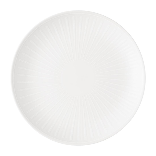 Churchill White Coupe Plate - 217mm (Pack 12) (B2B)