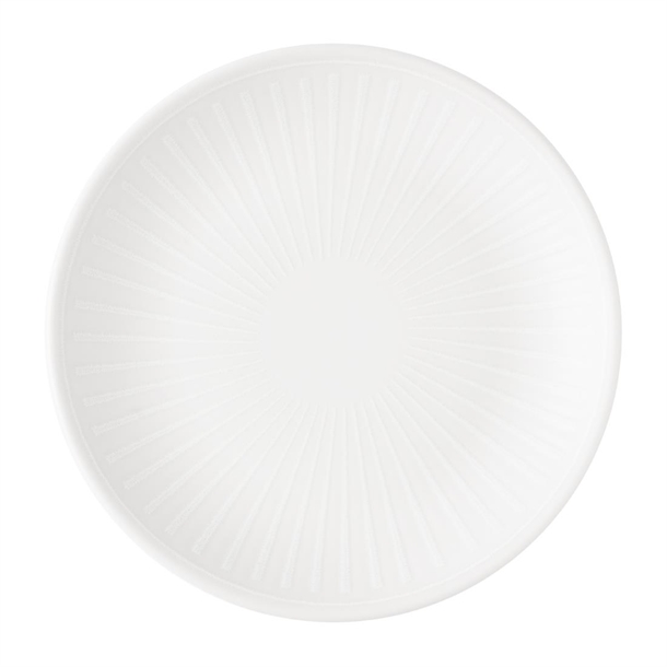 Churchill White Coupe Plate - 165mm (Pack 12) (B2B)