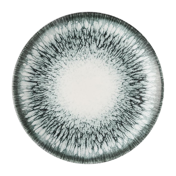 Churchill Black Coupe Plate - 165mm (Pack 12) (B2B)
