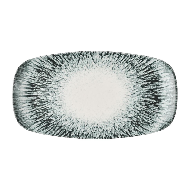 Churchill Black Oblong Platter - 355x189mm (Pack 6) (B2B)