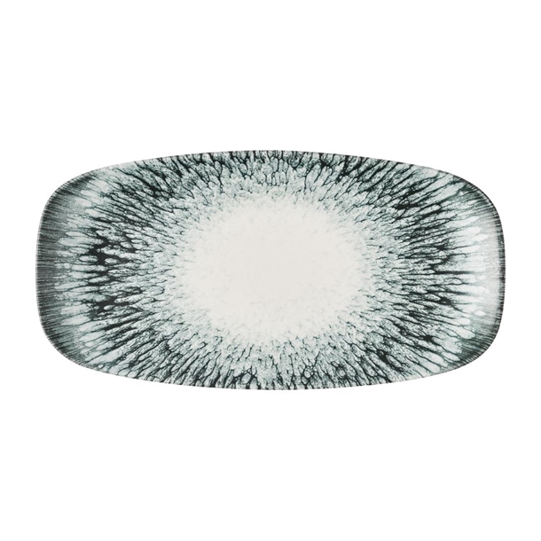 Churchill Black Oblong Platter - 298x153mm (Pack 12) (B2B)