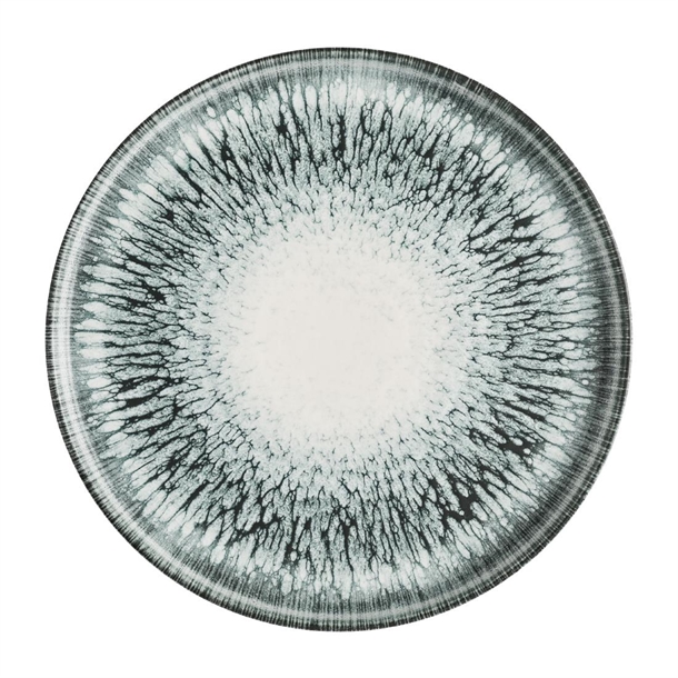 Churchill Black Walled Plate - 260mm (Pack 6) (B2B)