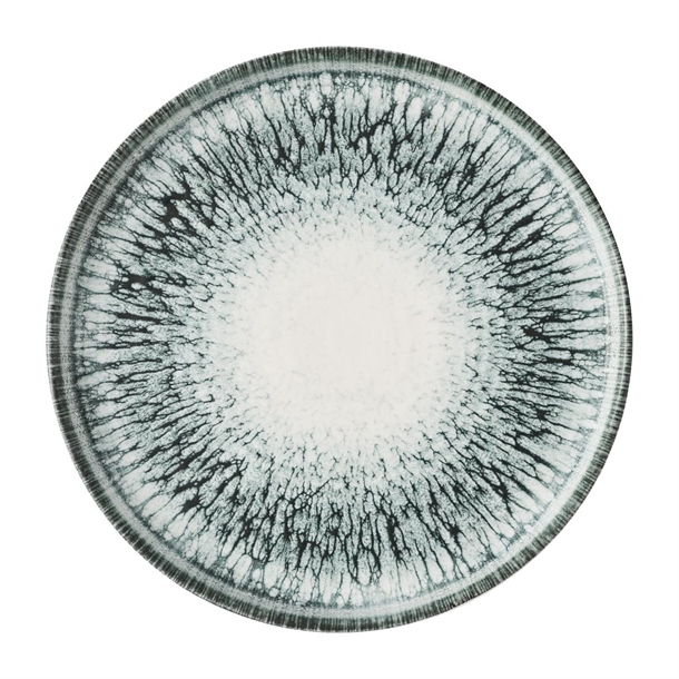 Churchill Black Walled Plate - 157mm (Pack 6) (B2B)