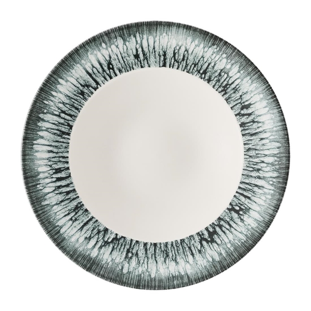 Churchill Black Wide Rim Bowl - 288mm (Pack 12) (B2B)