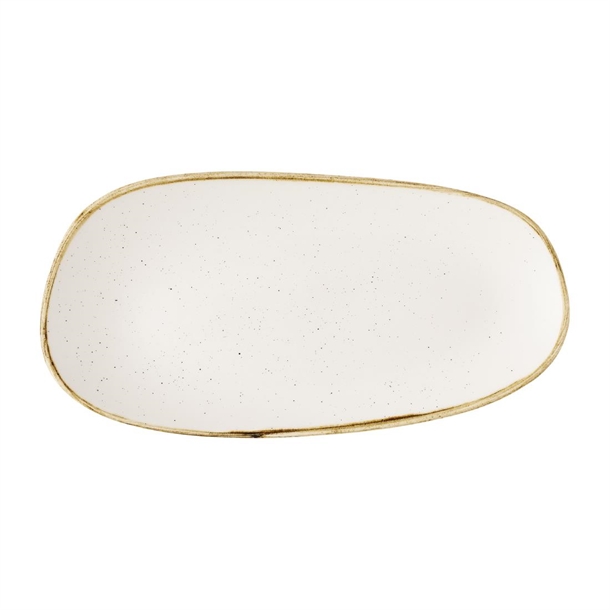 Churchill Barley White Opal Platter - 300x150mm (Pack 12) (B2B)